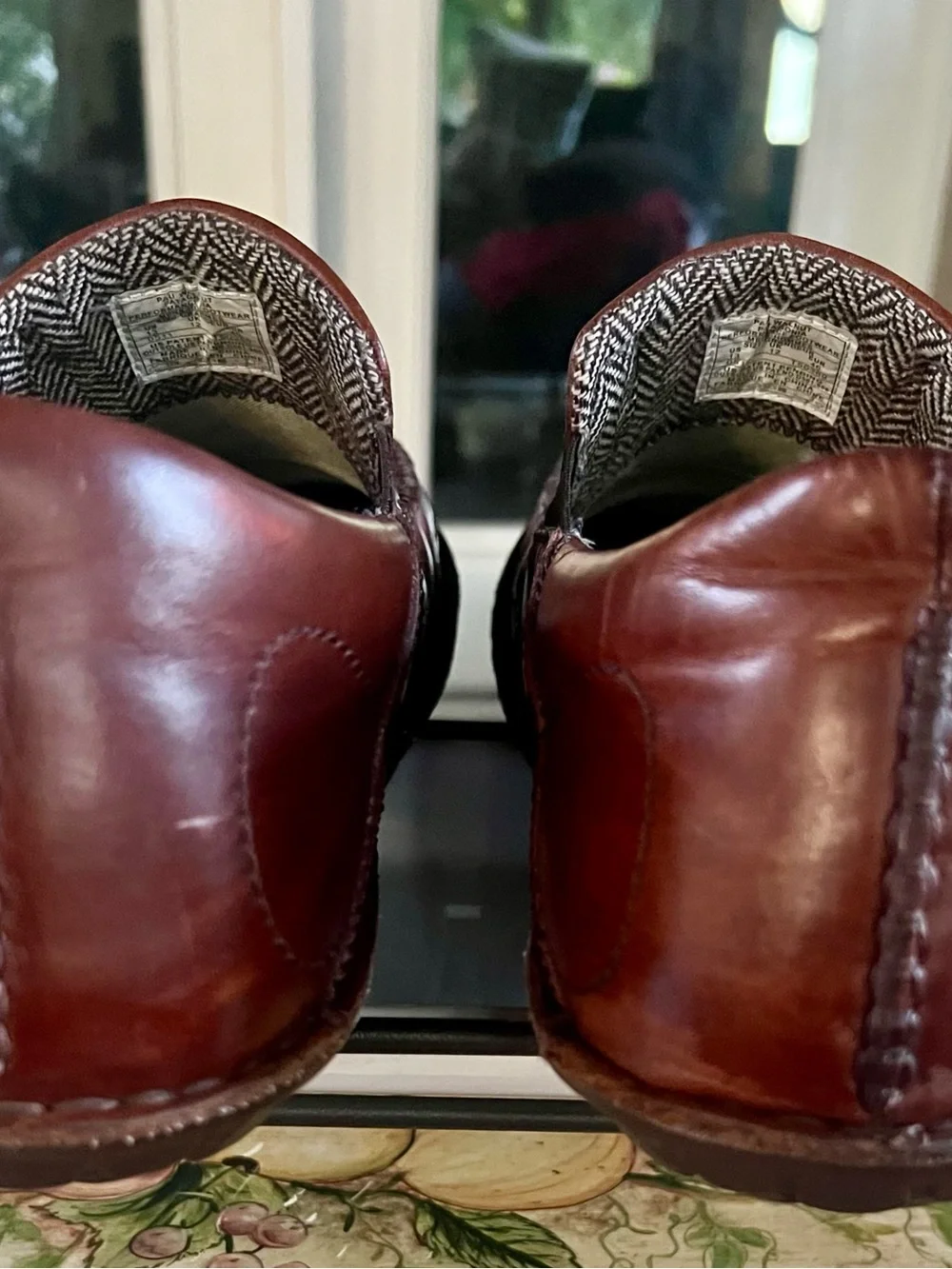 Patagonia Pau Walnut Leather Slip on Loafers